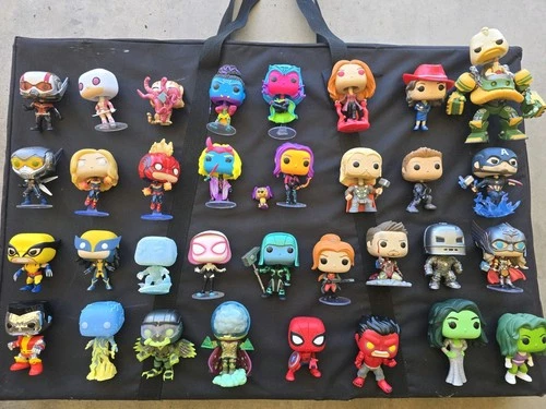 Rare Lot of 35 Loose Marvel Funko Pops! Iron Man X-Men Infinity War Blacklight