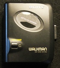 Sony WM-EX102 Cassette Walkman - New Drive Belt - Mega Bass - With Extras