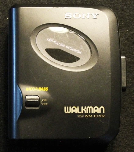 Sony WM-EX102 Cassette Walkman - New Drive Belt - Mega Bass - With Extras