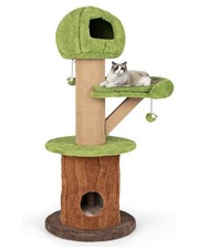 Costway Cat Tree 148cm Tall Cat Climbing Tower Scratching Post Indoor Cat