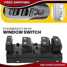 Front Left Driver Side Master Window Switch Assembly For 2019-2021 Kia Forte