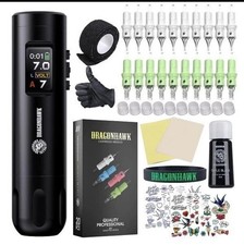 Dragonhawk X7 Wireless Tattoo Pen Kit - Rotar...