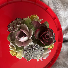 Royal Doulton Rose Floral Arrangement Centrepiece in Porcelain Bowl, Multicolour