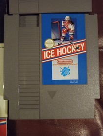 NES 4x Cartridge Lot W/Manuals Bases Loaded Baseball Double Dribble Ice Hockey