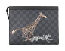 LOUIS VUITTON Pochette Voyage MM Toiletry Bag Clutch Medium Men  s10.6x2.3x8.2 in
