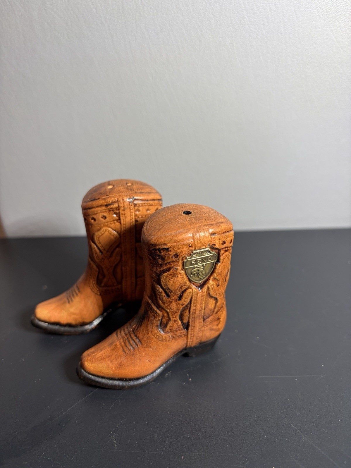 Vintage Cowboy Boots Salt and Pepper Shakers - Reno Souvenir