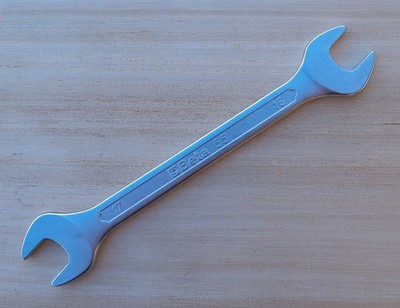 Vintage BETA Tools No. 55 Tool Kit Wrench, 17mm x 16mm