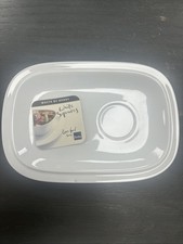 Denby White Square Buffett Saucer 