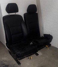 BMW 5 Series E60 LCI SE Black Leather Front Seats