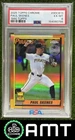 Paul Skenes PSA 6 2025 Topps Chrome 1990 Baseball Pirates 0786