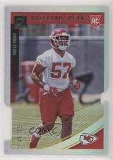 2018 Panini Donruss Rookie Press Proof Silver Die-Cut 45/75 Breeland Speaks fm0