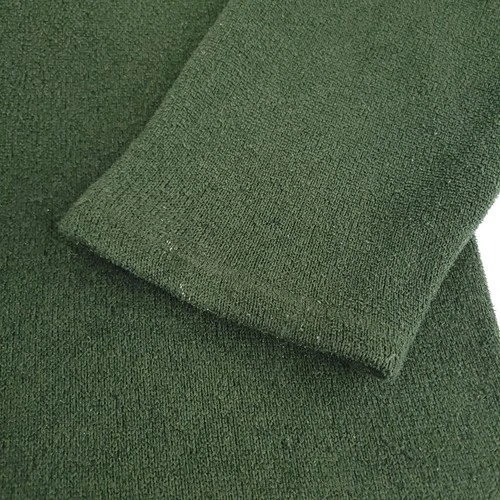 The North Face Fleece Pullover Men XL Green Forest Green Quarter Zip Sweater image 5