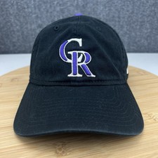 Colorado Rockies Hat Cap Strapback OSFM Black New Era 9Twenty Embroidered Logo
