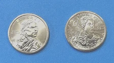 2025 D & P  Sacagawea Native American $1 Dollar UNC Coin Set - 2 coins Ship Free