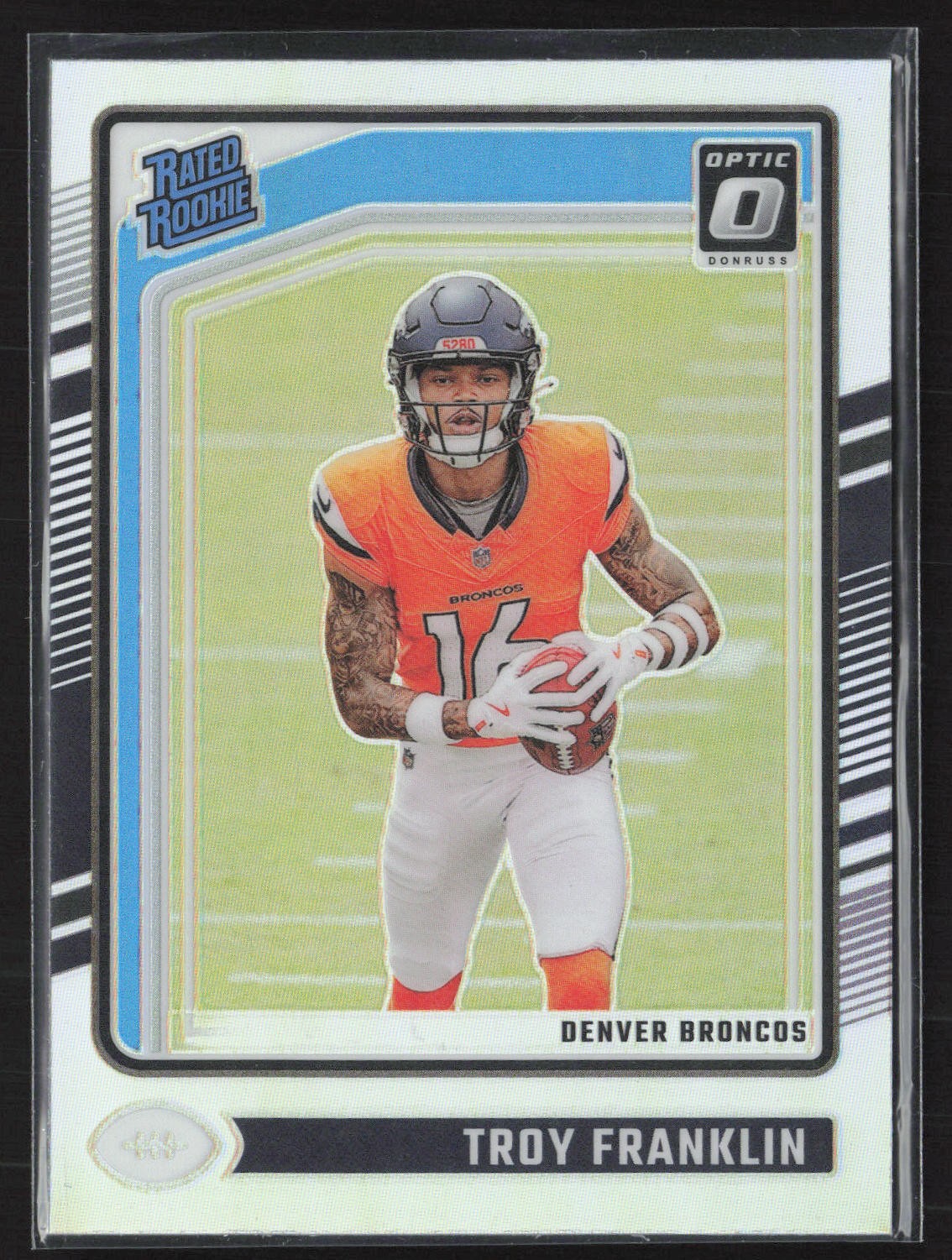 2024 Donruss Optic #294 Troy Franklin Holo