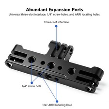 3-Prong Tripod Mount Adapter for GoPro/DJI Action, Live Streaming Bracket