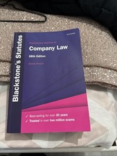 Blackstone's Statutes On Company Law 28th Edition