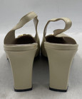 Christian Dior Womens Cream Slingback Heels Size EUR 38.5 — photo 3