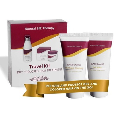 Mon Platin Black Caviar Travel Kit 50ml Shampoo & 50ml Mask for Dry/Colored Hair