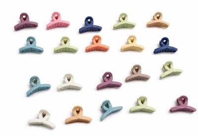 20pcs  Mini Hair Claw Clips Set Assorted Colors Girls Women Accessories
