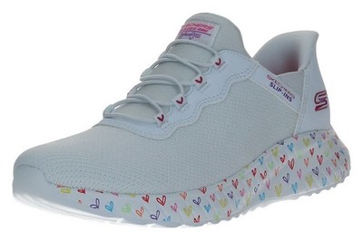 Skechers BOBS SQUAD CHAOS JOY GLOW Damen Sneaker 117249 WHT Weiß