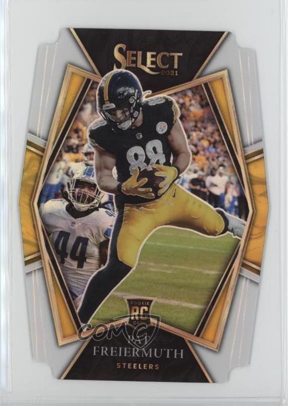 2021 Panini Select White Prizm Die-Cut 42/99 Pat Freiermuth #159 Rookie RC 1ji3