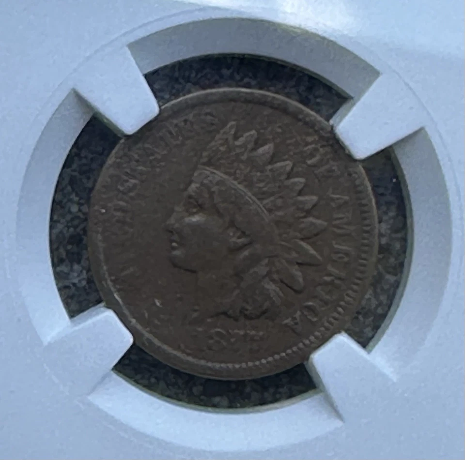 1877 Indian Head Cent NGC VF20 BN - rarest of the series - Image 3 of 4