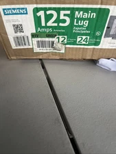 SIEMENS  125-Amp 12-Space 24-Circuit 1Phase Main Lug Load Center