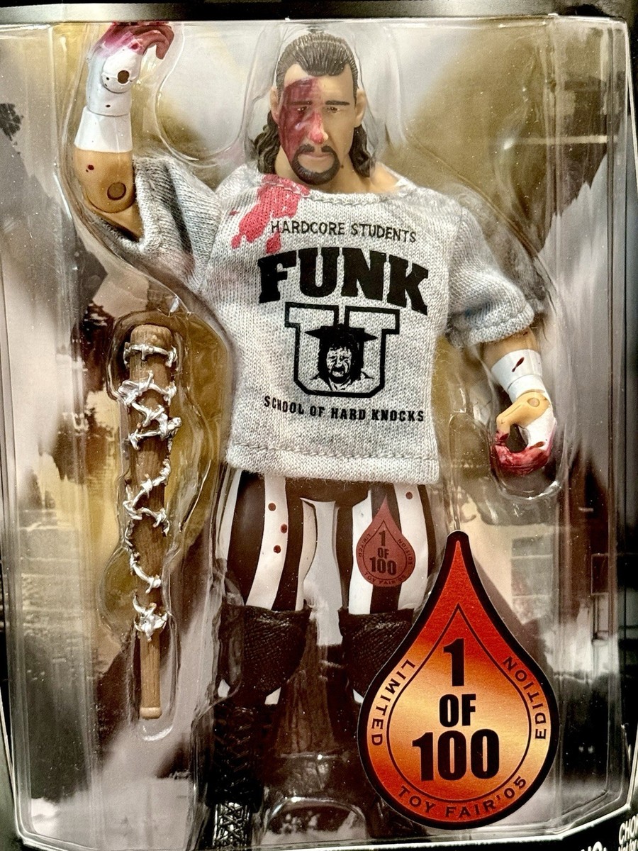 WWE TERRY FUNK CLASSIC SUPERSTARS 1 OF 100 EXCLUSIVE TOY VERY RARE