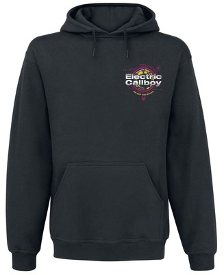 Electric Callboy Kapuzenpullover Herren Moves Tech Smile schwarz