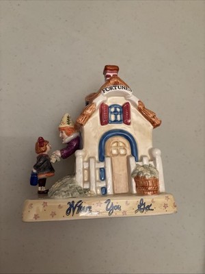 Mary Engelbreit Fortune Teller Coin Bank No Matter Where You Go There You Are
