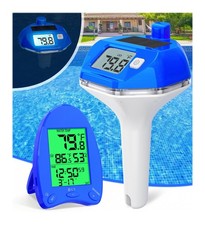2026 Solar Wireless Pool Thermometer, 650FT 3 inches, dark blue