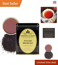 English Breakfast Loose Leaf Black Tea 8oz Chinese Keemun Family Owned