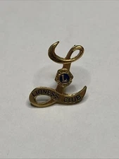 Lapel Pin - Lioness Club, Gold Tone L Shaped Sku 52