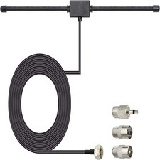 Indoor Fm Radio Antenna With 4 Adapters 75 Ohm For Home Stereo Receivers Indoor Fm Radio Antenna With 4 Adapters 75 Ohm For Home Stereo Receivers