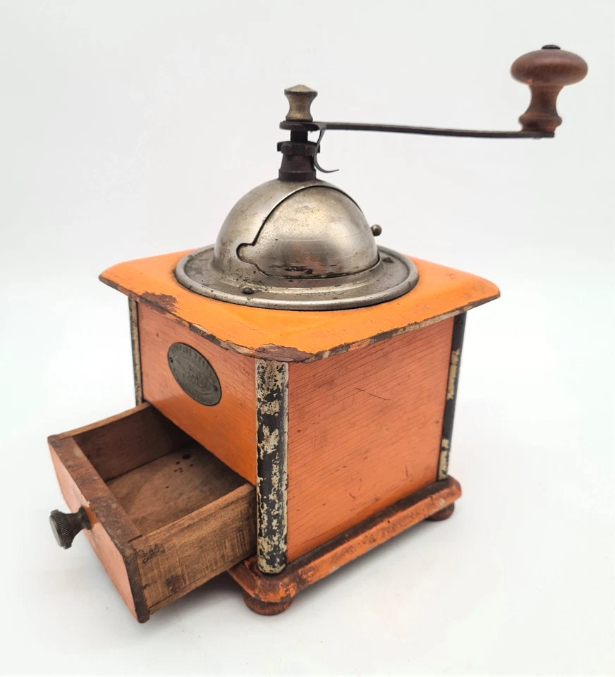 Moulin à Café Peugeot Frères - Bois orange - collection - J13 - Photo 2/4