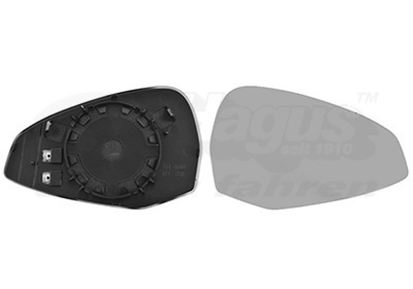 VAN Wezel Spiegelglas AußEnspiegel Hagus 0346836 FüR Audi A4 B9 8W2 8WC Konvex-image