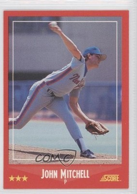 1988 Score John Mitchell #249 0x9