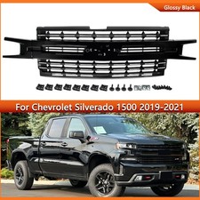 Fits 2019 2020 2021 Chevrolet Silverado 1500 Front Bumper Grille Grill Assembly