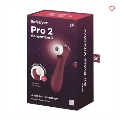 Satisfyer Pro 2 Gen 3 Liquid Air Clitoral Stimulator