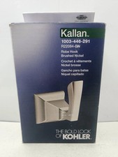 KOHLER KALLAN R22084-BN BATHROOM ROBE CLOTHING TOWEL HOOK BRUSHED NICKEL