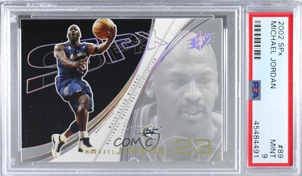 2002-03 SPx Michael Jordan #89 PSA 9 MINT HOF 02v3
