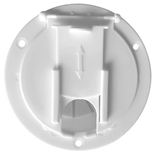  | RV Electrical Cable Hatch | Electrical Cable Hatch | RV 1 Pack White