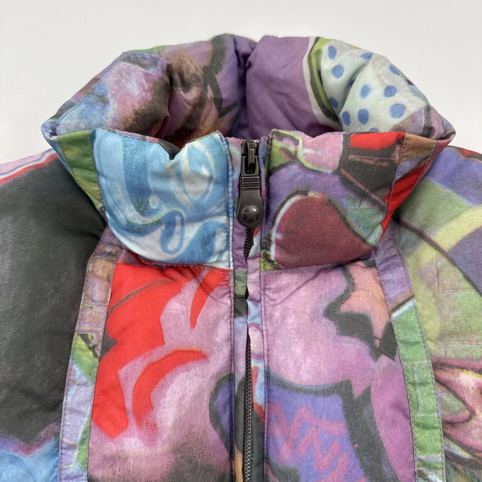 Chaleco acolchado Jet Set Down para mujer 1 multicolor hecho en Italia esquí Foto 2 de 4