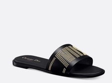 Dior Miss Dior Black Leather slides Women s S...