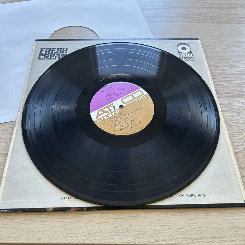 1967 Cream  Fresh Cream Original Monarch Pressing  ATCO  SD 33-206 Nice Copy! Foto 3 de 3