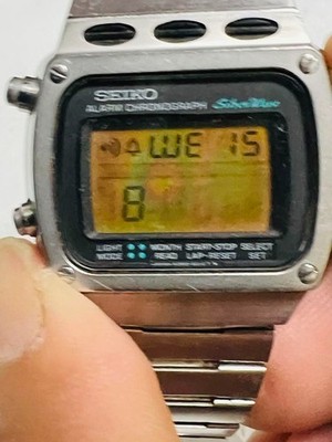 SEIKO シルバーウェーブ A359-5020デジタル腕時計　稼働品 Seiko Silver Wave A359-5020 Digital Watch Working Used from Japan