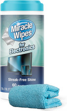 Electronics Cleaning Wipes - 60 Count Screen Cleaner for TVs, Phones Monitors