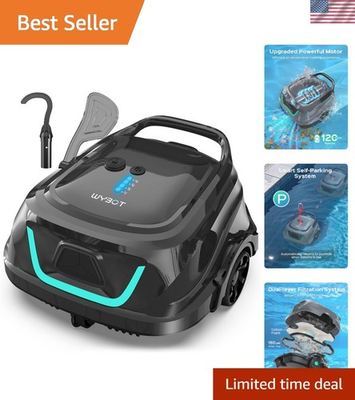 #ad Effortless Above Ground Pool Cleaning A1 Robotic Vacuum with 120 Mins Runtime $237.99
