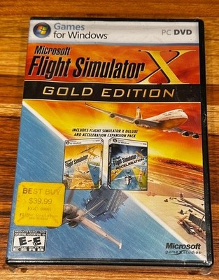 Microsoft Flight Simulator X Gold Edition - Brand New Sealed 